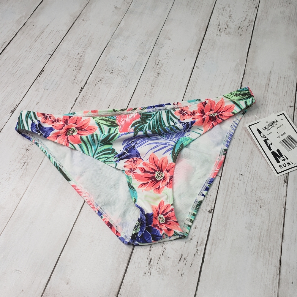 New! California Sunshine Tropical Hipster Bikini